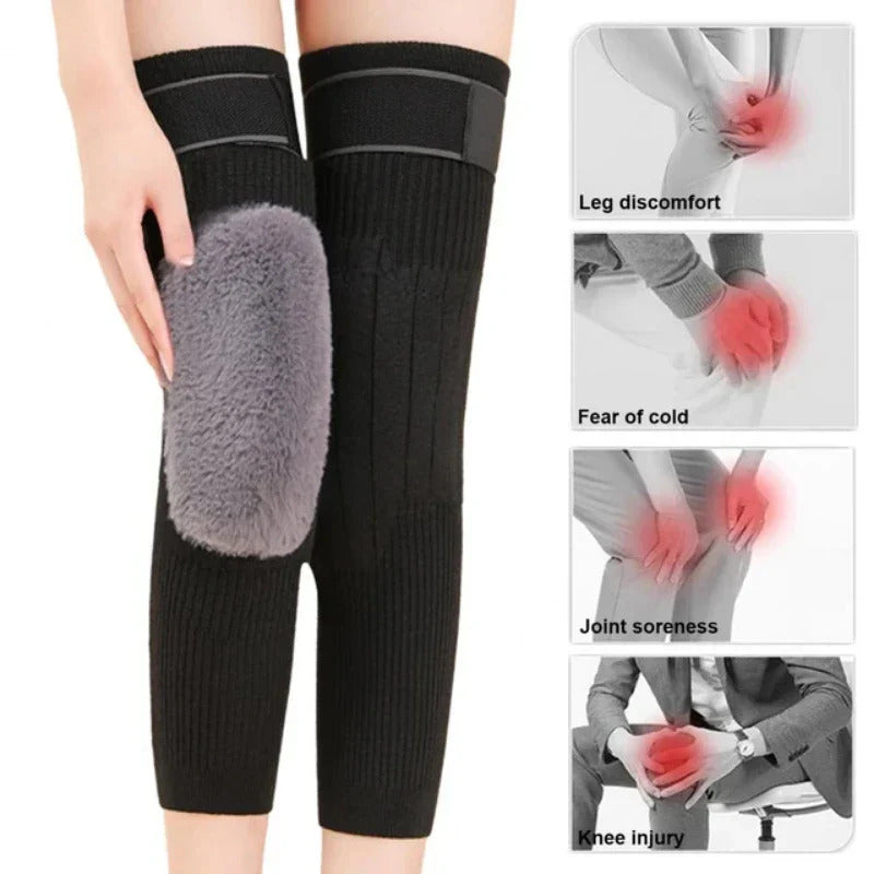 Knee Support Warmers With Belt – Pain Relief & Winter Comfort for Men & Women