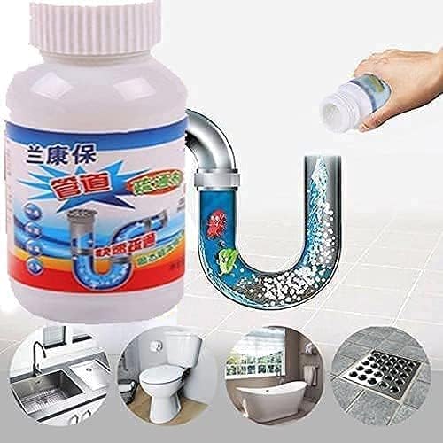 Powerful Drain Cleaner _ Instantly Unclogs Sinks, Floors & Pipes