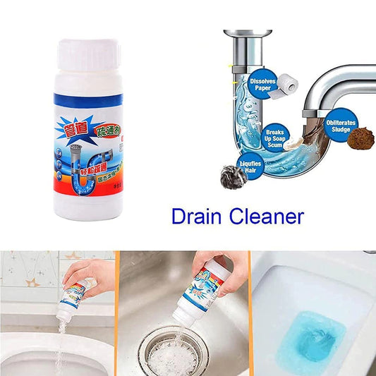 Powerful Drain Cleaner _ Instantly Unclogs Sinks, Floors & Pipes